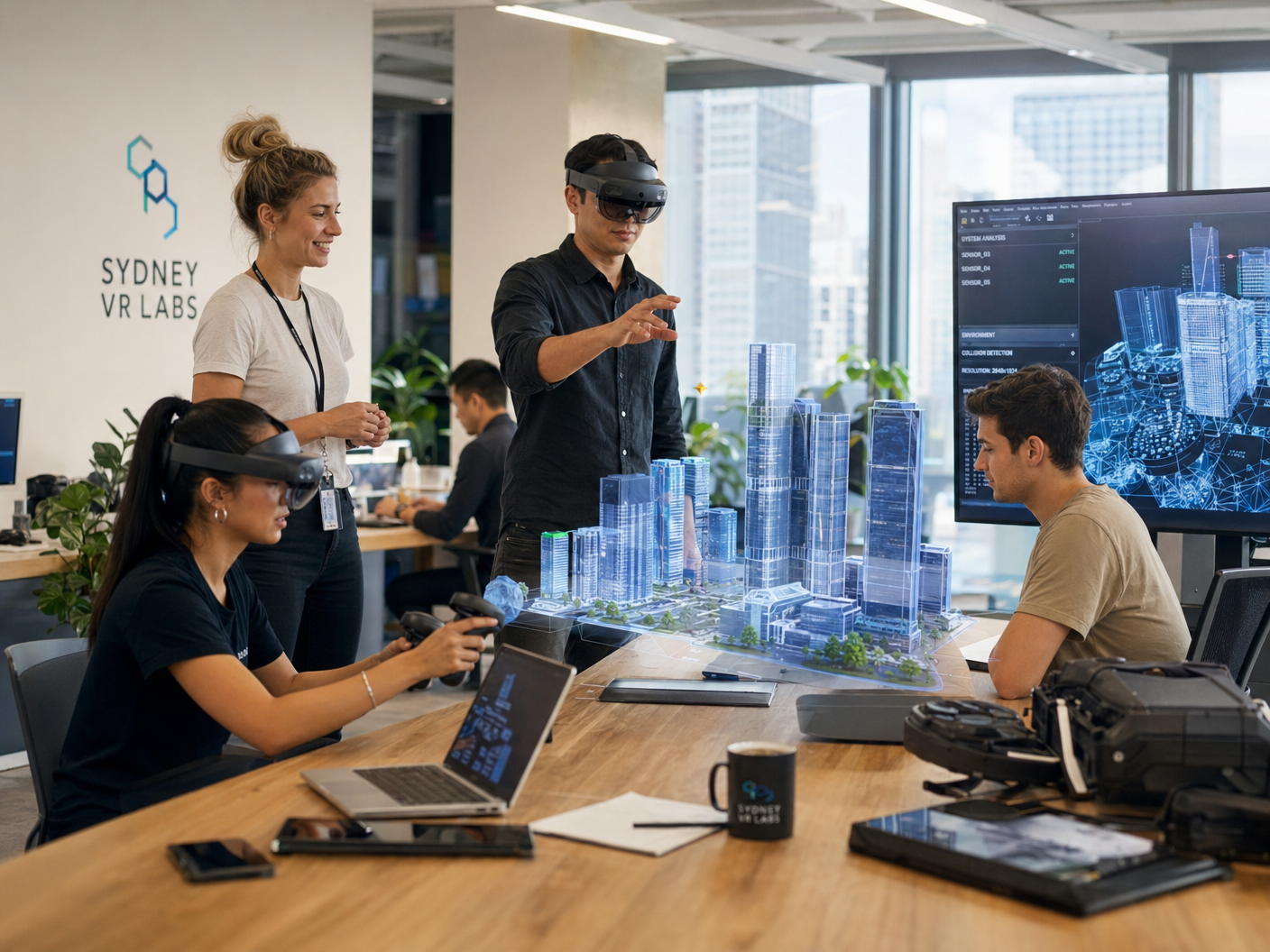 The DigiRealix team in their Sydney office